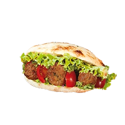 Falafel im Taschenbrot