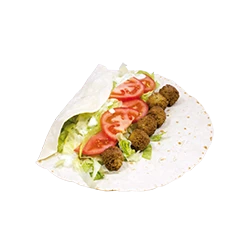 Falafel im Fladenbrot